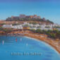 Lindos Acropolis and Blue Sky Painting