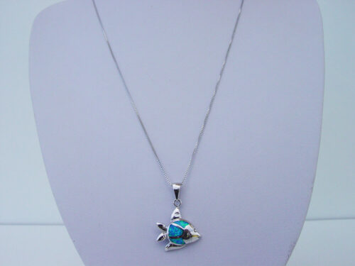 Blue Fish Necklace