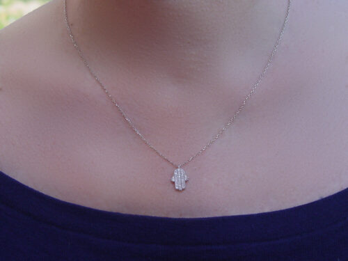Hamsa hand Necklaceeb