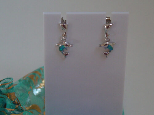 Silver Dolphin Earrings