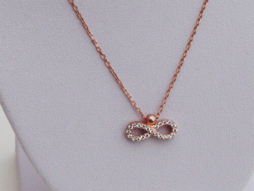 Infinity Rose Gold Necklace