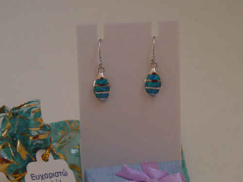 Oval Leaf Earrings