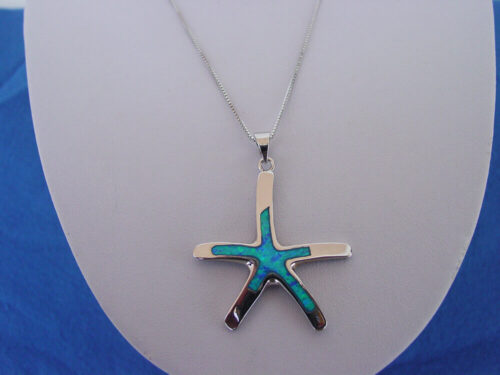 Blue Starfish necklace