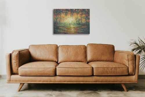 Walk in the Forest Oil Painting