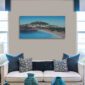 Lindos Blue Sky and Acropolis Oil Painting
