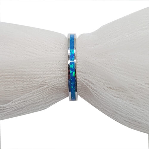 Blue Opal Band Set