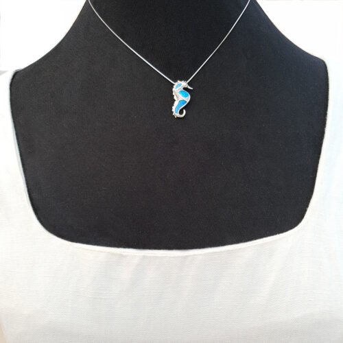 Silver Seahorse Necklace