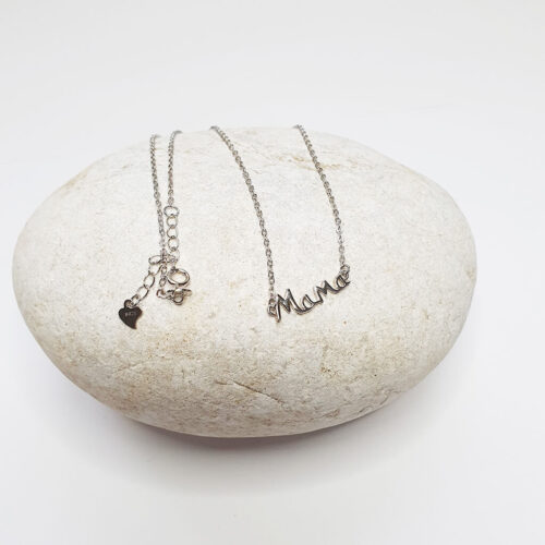 Mama Silver Necklace