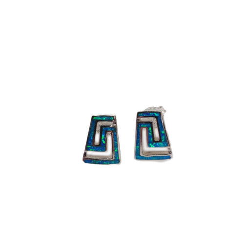 Greek Key Meandros Earrings