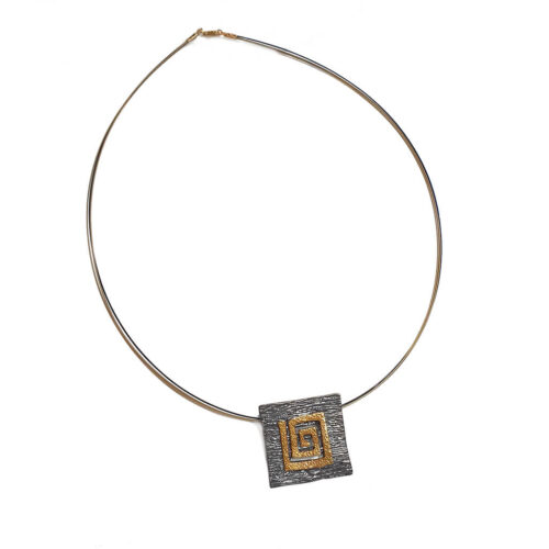 Greek Key Meandros Necklace
