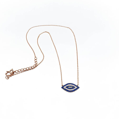 Blue Eye Shape Necklace