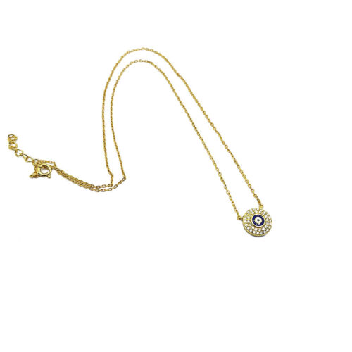 Evil Eye Round Necklace