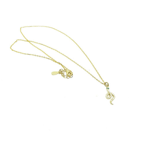 Dainty Snake Silver Necklace