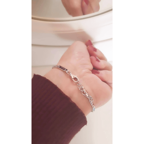 Greek Key Blue Bracelet