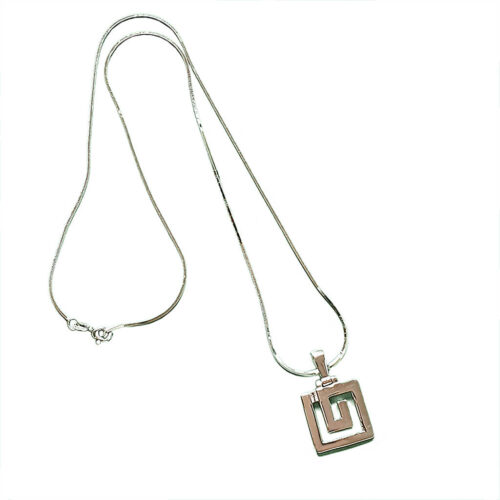 Greek Key Silver 925 Necklace