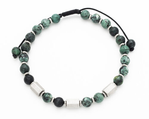 Malachite Beaded Bracelet for Men