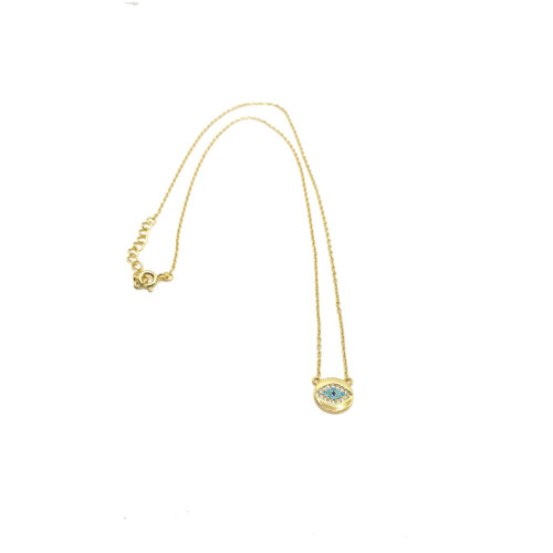 Round Evil Eye Necklace