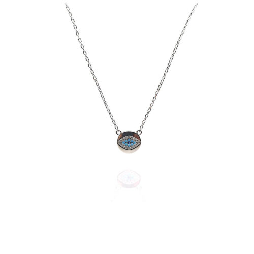 Round Evil Eye Necklace S