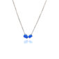 Two Blue Stone Necklace